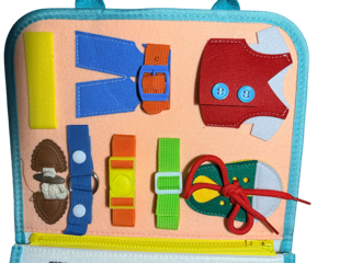 Montessori aktivitetsbok rosa