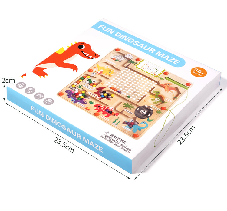 Montessori Dinosaur magnetlabyrint