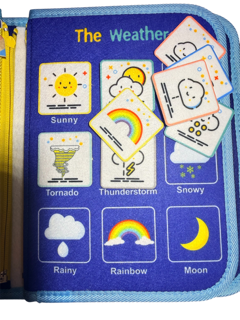 Montessori aktivitetsbok blå